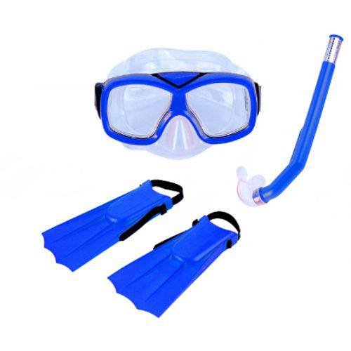 Kit de Mergulho Diver Azul - Nautika