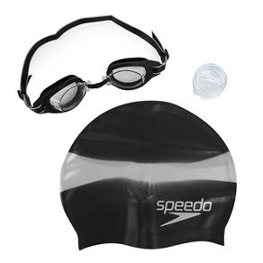 Kit de Natação com Óculos, Touca e Proteção de Ouvido Adulto 617895 Speedo