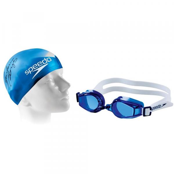Kit de Natação Speedo Swim Kit Jr 30 Azul