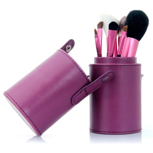 Tudo sobre 'Kit De Pincéis Para Maquiagem - 12 Pincéis + Case Porta Pincéis - Roxo'