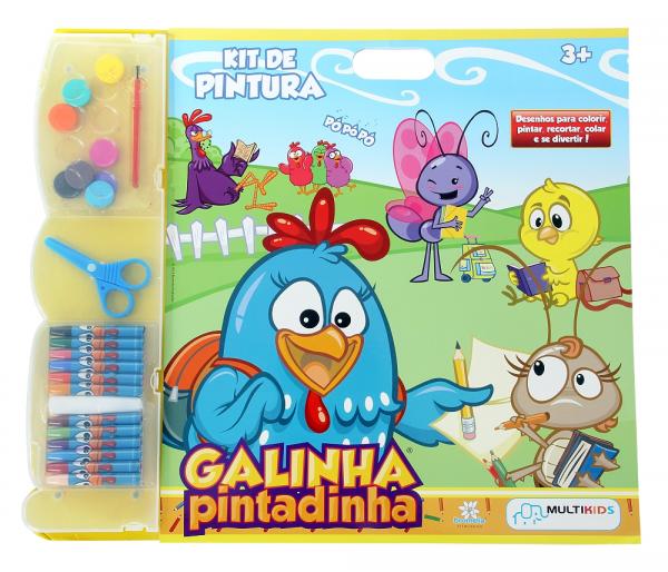 Kit de Pintura Galinha Pintadinha - BR259