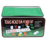 Kit de Poker com 200 Fichas Texas Hold'em - Westpress