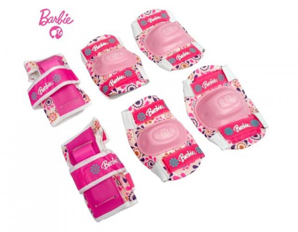 Kit de Proteção com Capacete Infantil da Barbie