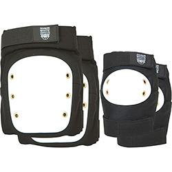 Kit de Proteção Shaun White para Skate Preto e Branco