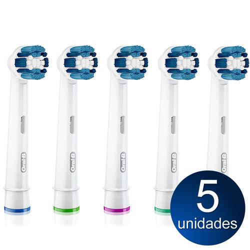Refil para Escova Elétrica Oral-b / Braun - Precision Clean - com 5 Unidades