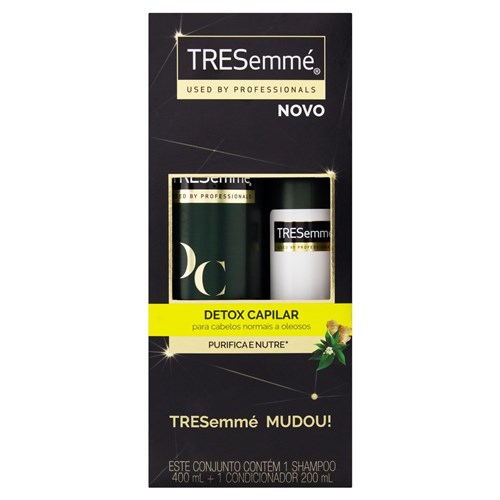 Kit de Shampoo e Condicionador Tresemmé Detox Capilar