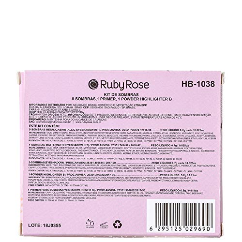 Kit de Sombras Elegant- RUBY ROSE