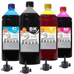 Kit de Tinta Epson Compatível L355 L365 L375 L395 Marpax Cmyk 04 Litros