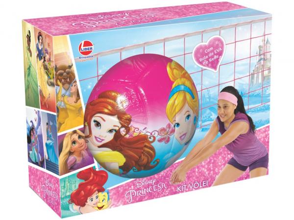 Kit de Vôlei Disney Princesas - Lider Brinquedos