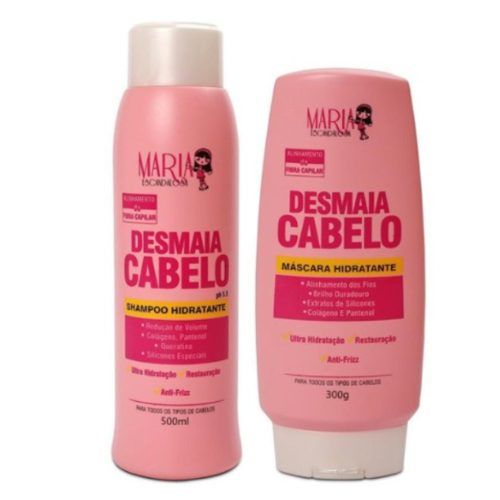 Kit Desmaia Cabelo Maria Escandalosa - Shampoo 500ml e Máscara 300g