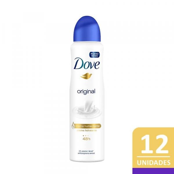Kit Desodorante Dove Original Aerosol - 150ml C/12 Un