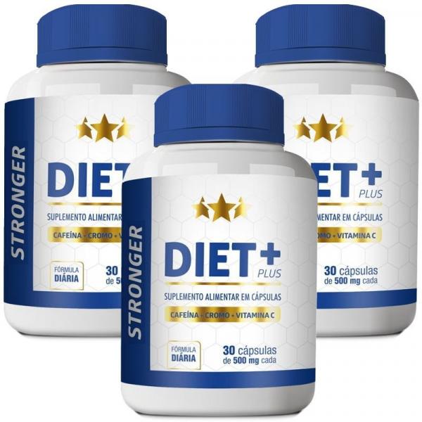 Kit Diet + Stronger 30 Cáps Plus - 3 Unidades
