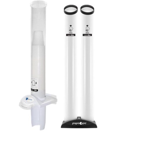 Kit Dispenser Copo Água Muliticopo + Lixeira Dupla Nobre