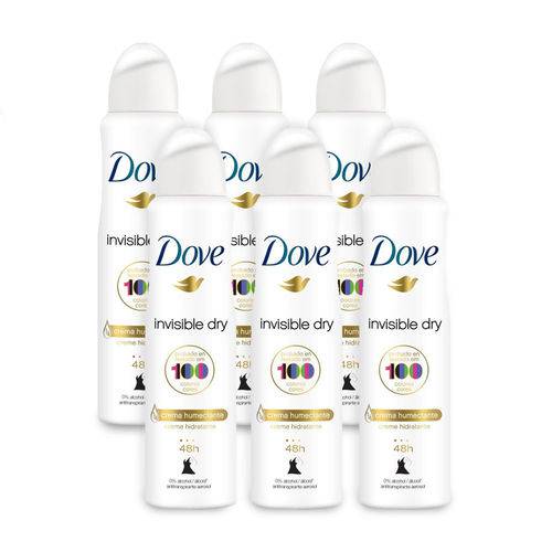 Tudo sobre 'Kit Dove Invisible Dry Desodorante Antitranspirante Aerosol 150ml Leve 6 Pague 4'