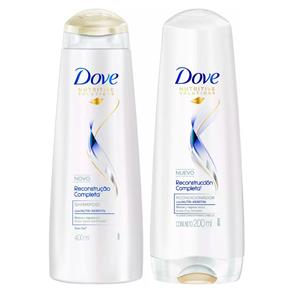 Kit Dove Reconstrução Completa Shampoo + Condicionador - 400ml+200ml