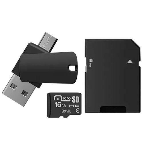 Kit Dual Drive OTG 16 GB Multilaser - MC131 - Multilaser