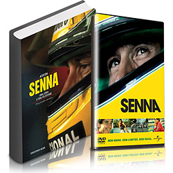 Kit DVD Senna + Livro - Ayrton Senna - uma Lenda a Toda Velocidade
