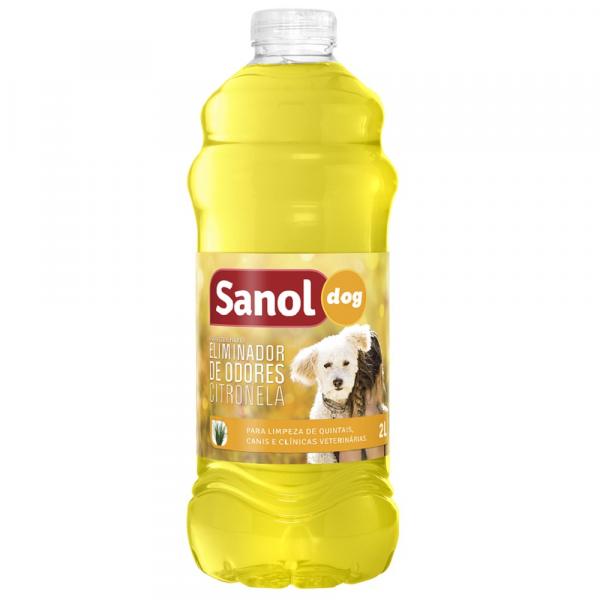 Eliminador de Odores Sanol Dog Citronela 2lt