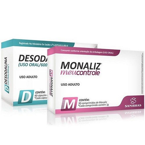 Kit Emagrecedor Desodalina + Monaliz - Sanibras - Nutrifit