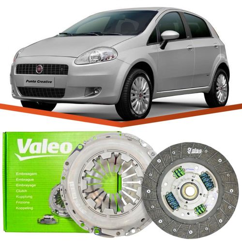 Kit Embreagem Fiat Punto 1.6 1.8 2011 a 2017 Valeo