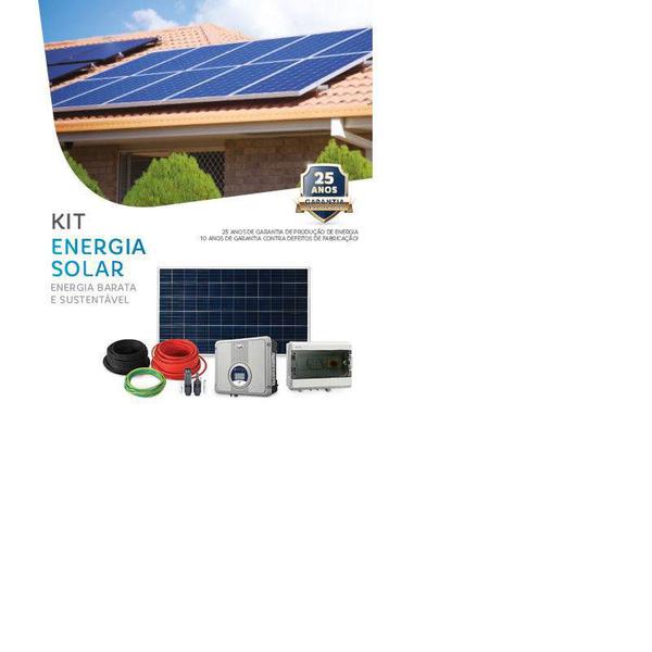 Kit Energia Solar Fotovoltaica 1,6kW de 320W On Grid Estrutura Cerâmica -Elgin