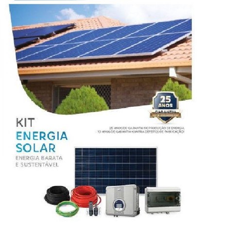Kit Energia Solar Fotovoltaica 1,28kw de 320w On Grid