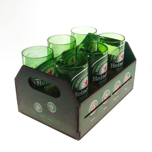 Kit Engradado C/ Estampa Temática Heineken