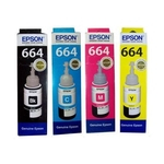 Kit Refil Epson T664 4 Cores L395 L380 L375 L220 L455