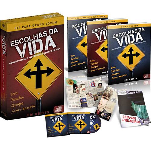 Tudo sobre 'Kit - Escolhas da Vida (3 Livros+CD+DVD+Folder+Livreto)'
