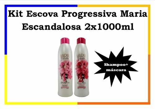 Kit Escova Progressiva Maria Escandalosa 2X1000Ml
