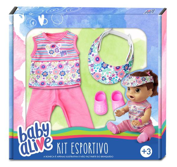 Kit Esportivo Baby Alive 10001 - Hasbro