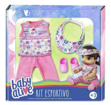 Kit Esportivo para Baby Alive - Hasbro - Laço de Fita