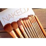 Kit Estojo 12 Pincéis Maquiagem Profissional Naked 3