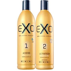Kit Exoplastia Capilar Alisamento Sem Formol (Shampoo Access+Ultratech Keratin) 2X500Ml