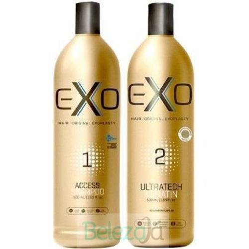 Tudo sobre 'Kit Exoplastia Capilar Alisamento (Shampoo Access+Ultratech Keratin) 2x500ml'