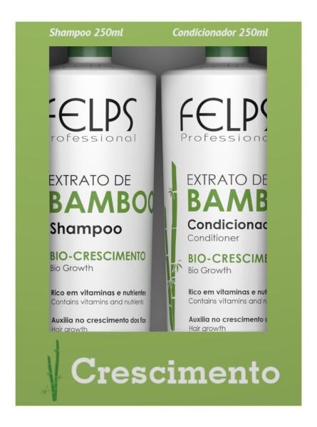 Kit Extrato de Bamboo - Shampoo 250ml + Condicionador 250ml - Felps