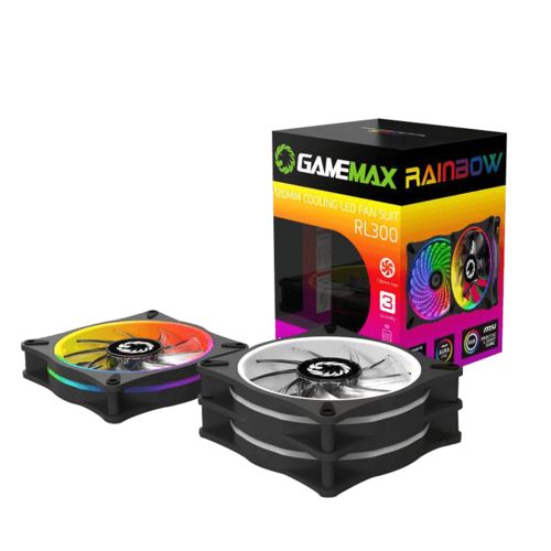Tudo sobre '3-kit Fan Rainbow Controle Remoto Gamemax Rl300'