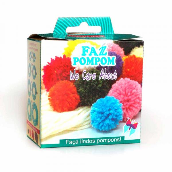 Kit Faz Pompom com 4 Tamanhos - We Care About