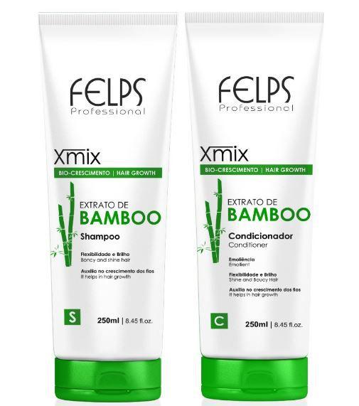 Kit Felps Profissional Xmix Extrato de Bamboo Shampoo + Condicionador