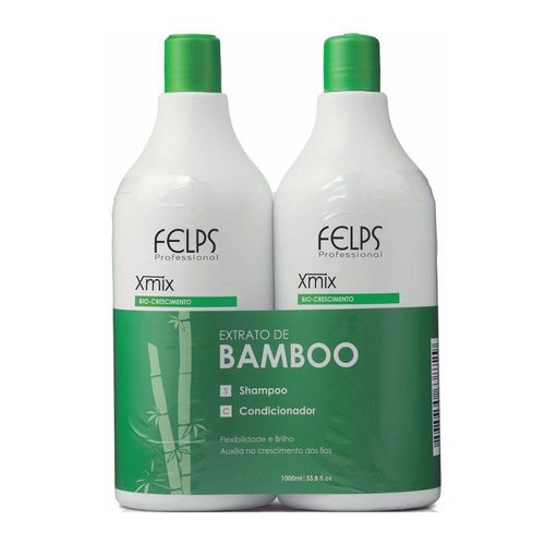 Kit Felps Xmix Bamboo Shampoo 1000ml+Condicionador 1000ml