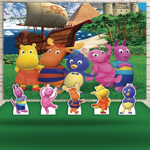 Kit Festa Aniversário os Backyardigans Decoração Kit Prata