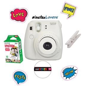 Tudo sobre 'Kit Festa Instax Mini 8 Fujifilm - Branca'