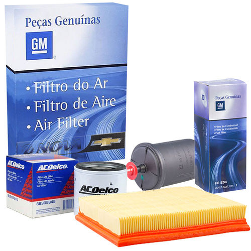 Tudo sobre 'Kit Filtros Oleo,ar Combustivel Original Corsa Classic /montana /agile'