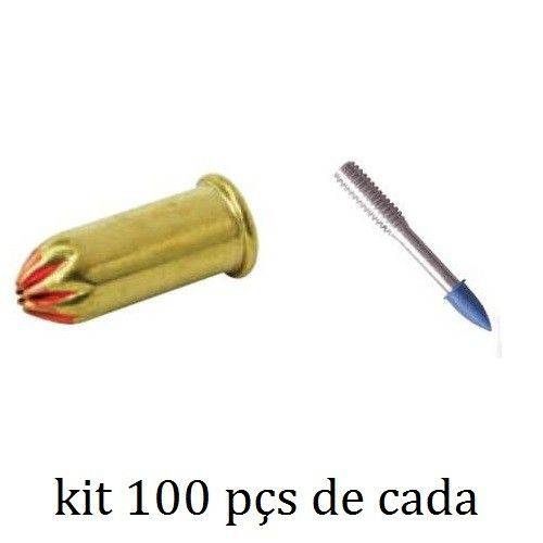 Tudo sobre 'Kit Finca Pino C22 + Pino com Rosca 100 Peças'