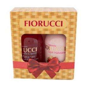 Kit Fiorucci Par Perfeito Morango Sabonete Líquido 500Ml + Loção Hidratante 500Ml