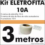 Kit Fita Elétrica Eletrofita 2 Pistas 3 Metros 750v/10amp