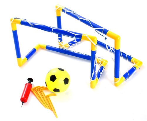 Kit Futebol com Trave, Rede, Bola e Bomba Bel Fix