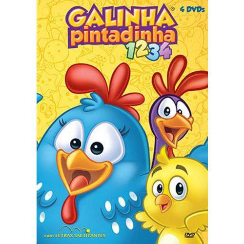 Kit Galinha Pintadinha - 4 Dvds