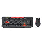 Kit Gamer Teclado e Mouse Combatt Jm-8806 + Mouse Pad Extra Grande 70x35