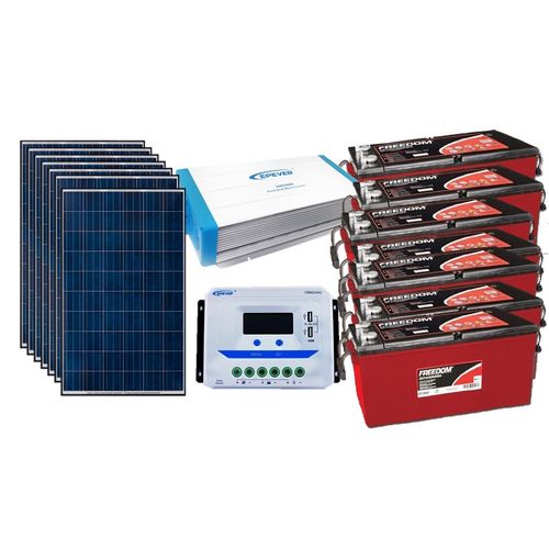 Kit Gerador de Energia Solar 1050wp - Gera Até 3045wh/dia